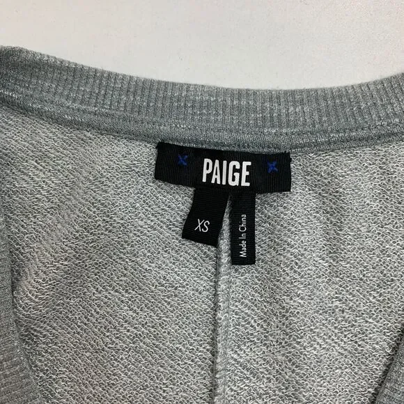 Paige Dress Womens XS Extra Small Gray Heather Sage Midi Tank Side Slits V Neck - Picture 9 of 15